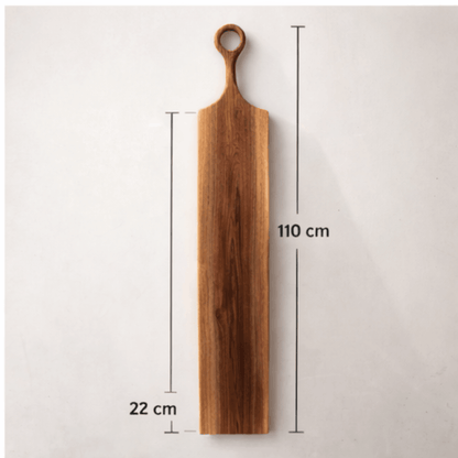 Tagliere XL in Legno Massello Noce Nazionale – 110 cm | Edizione Artigianale- Serie Chef