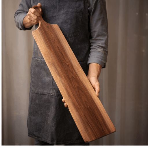 Tagliere XL in Legno Massello Noce Nazionale – 110 cm | Edizione Artigianale- Serie Chef